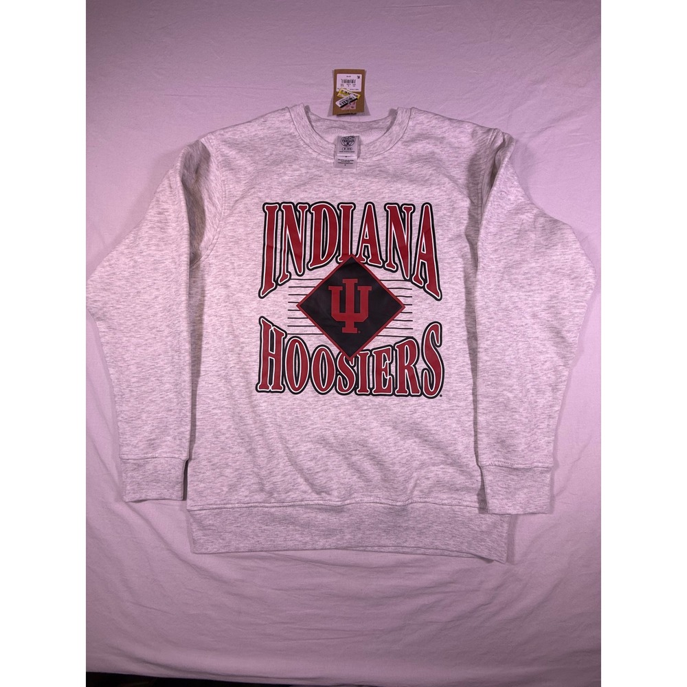 Rivalry Threads Indiana Hoosiers Sweatshirt Mens M Gray NEW Crewneck Graphic